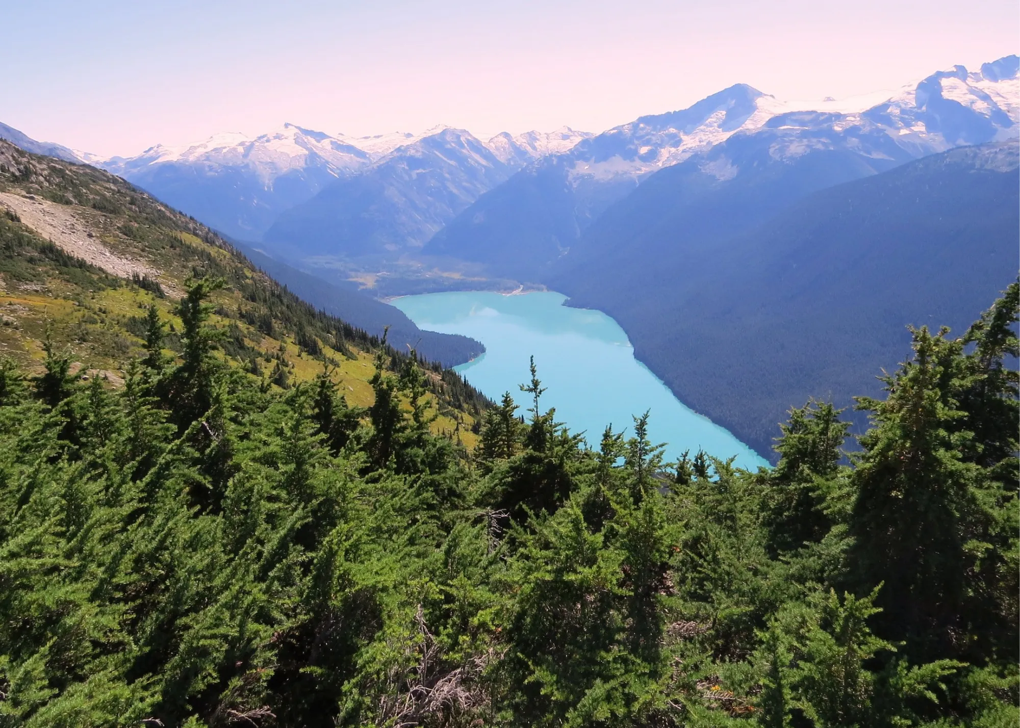 Scenic mountain and lake landscape representing North Alabama outdoor recreation